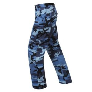 Navy Blue camo cargo pants